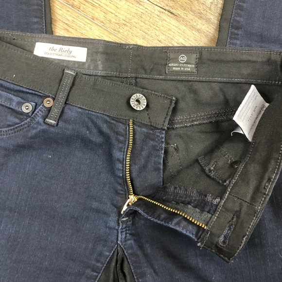 AG Adriano Goldschmied The Ricky Equestrian Legging Jeans Pants Denim (size 26R) - Picture 5 of 8